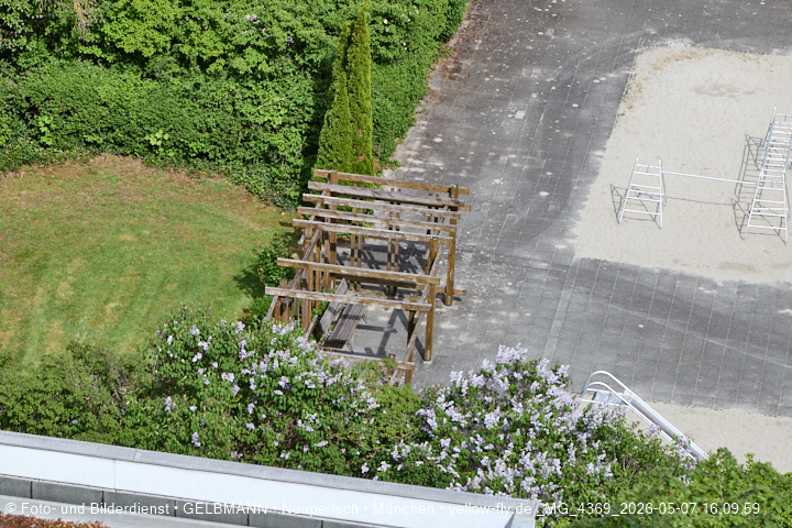 Unsere reparierte Pergola