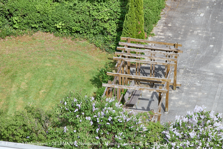 Unsere reparierte Pergola