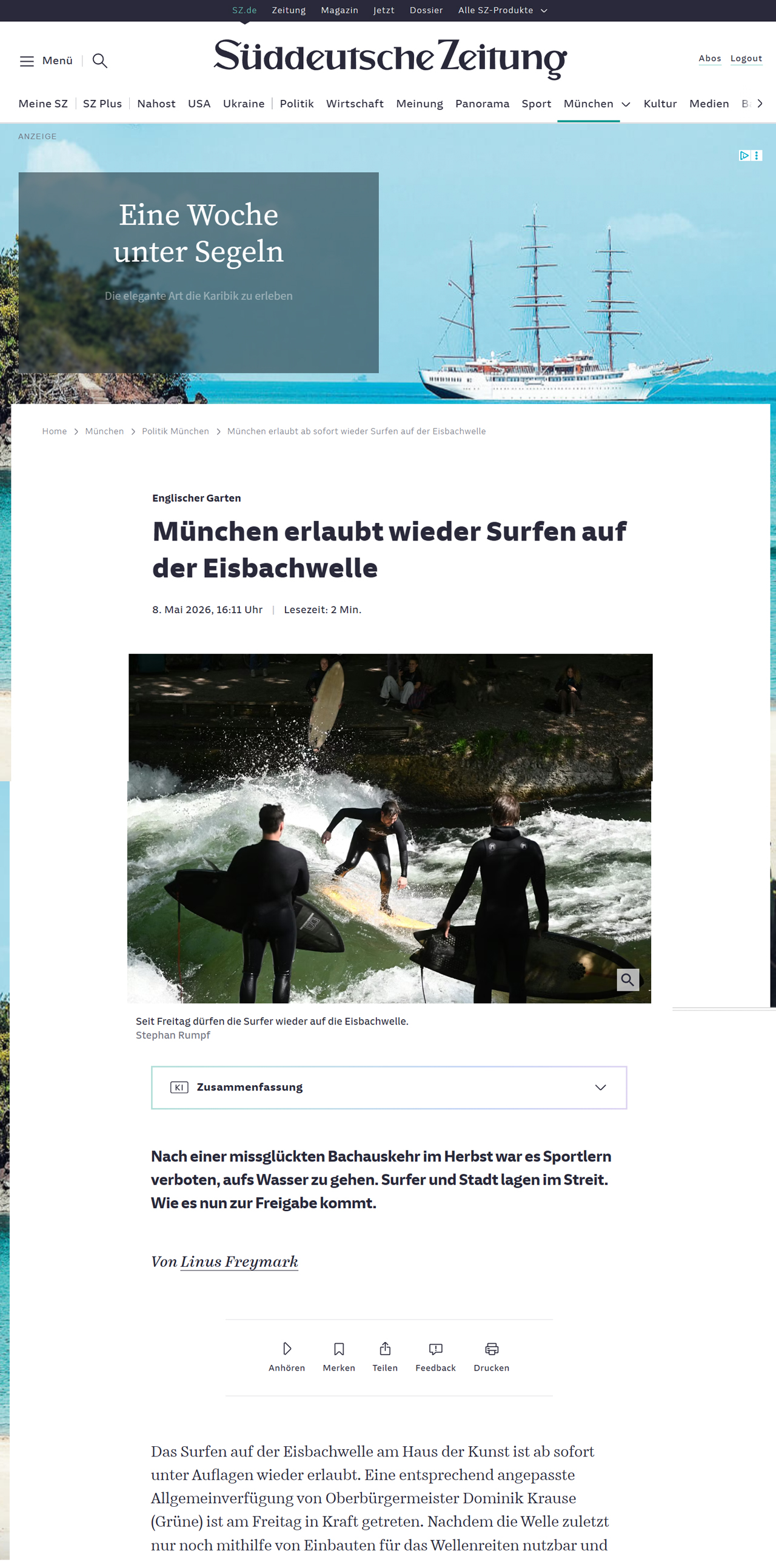eisbachwelle