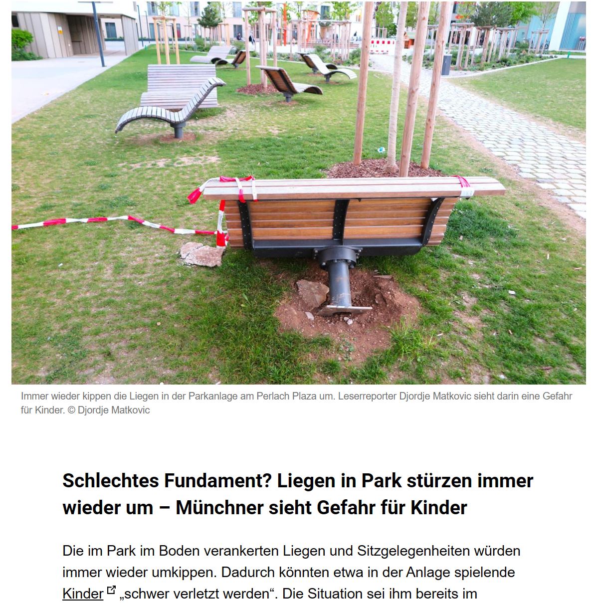 Perlach-Plaza Kidnergefahr